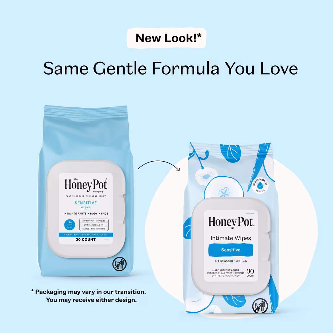 Honey Pot  Sensitive Daily Feminine Cleansing Wipes