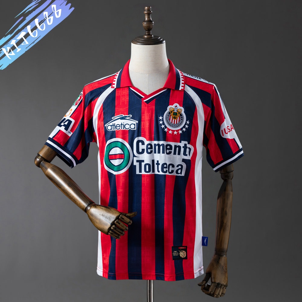 1999/2000 Club Chivas Home Retro Football Shirt (Fans version)