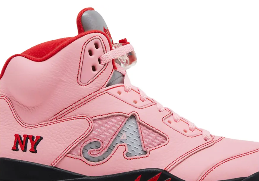Awake NY x Air Jordan 5 Retro Boro Arctic Pink - beetsneakers