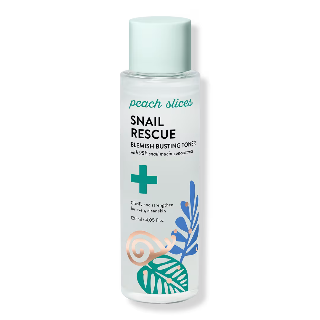 Peach Slices  Snail Rescue Blemish Busting Toner
