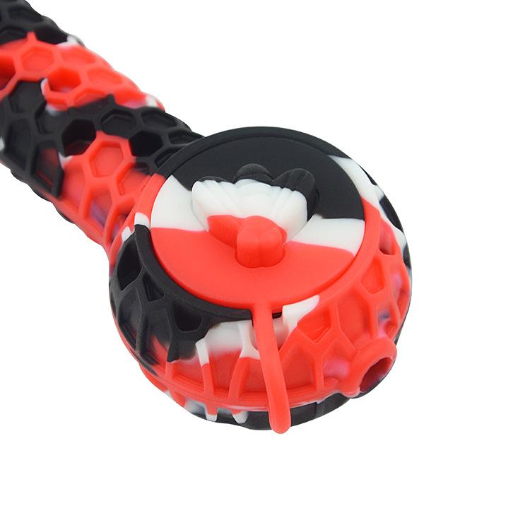 Honeybee Camouflage Silicone Pot Pipe