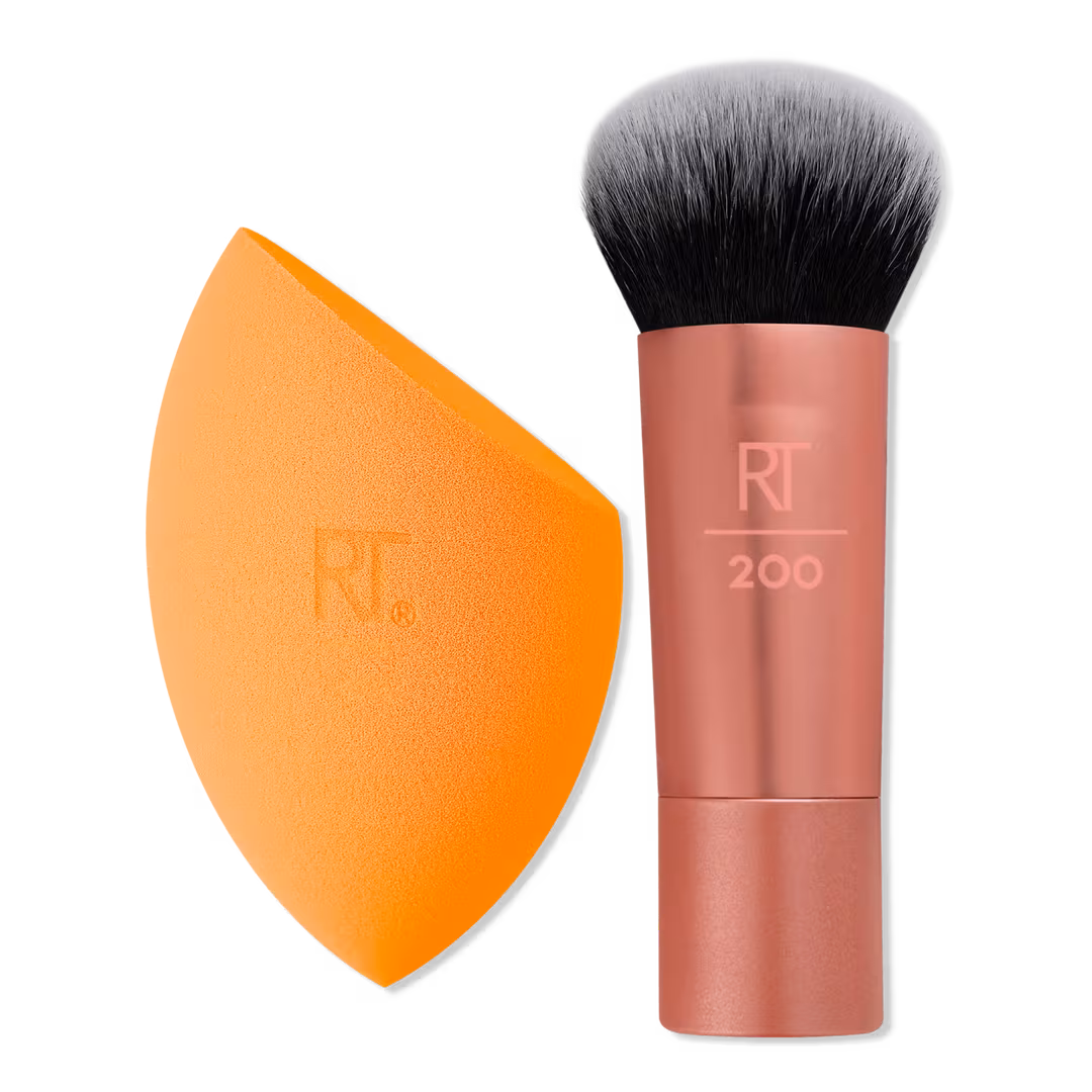 Real Techniques  Mini Travel Makeup Brush & Sponge Duo