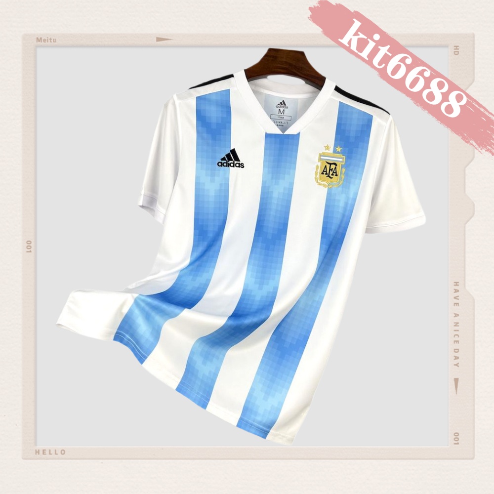 2018 Argentina Home Retro Football Shirt