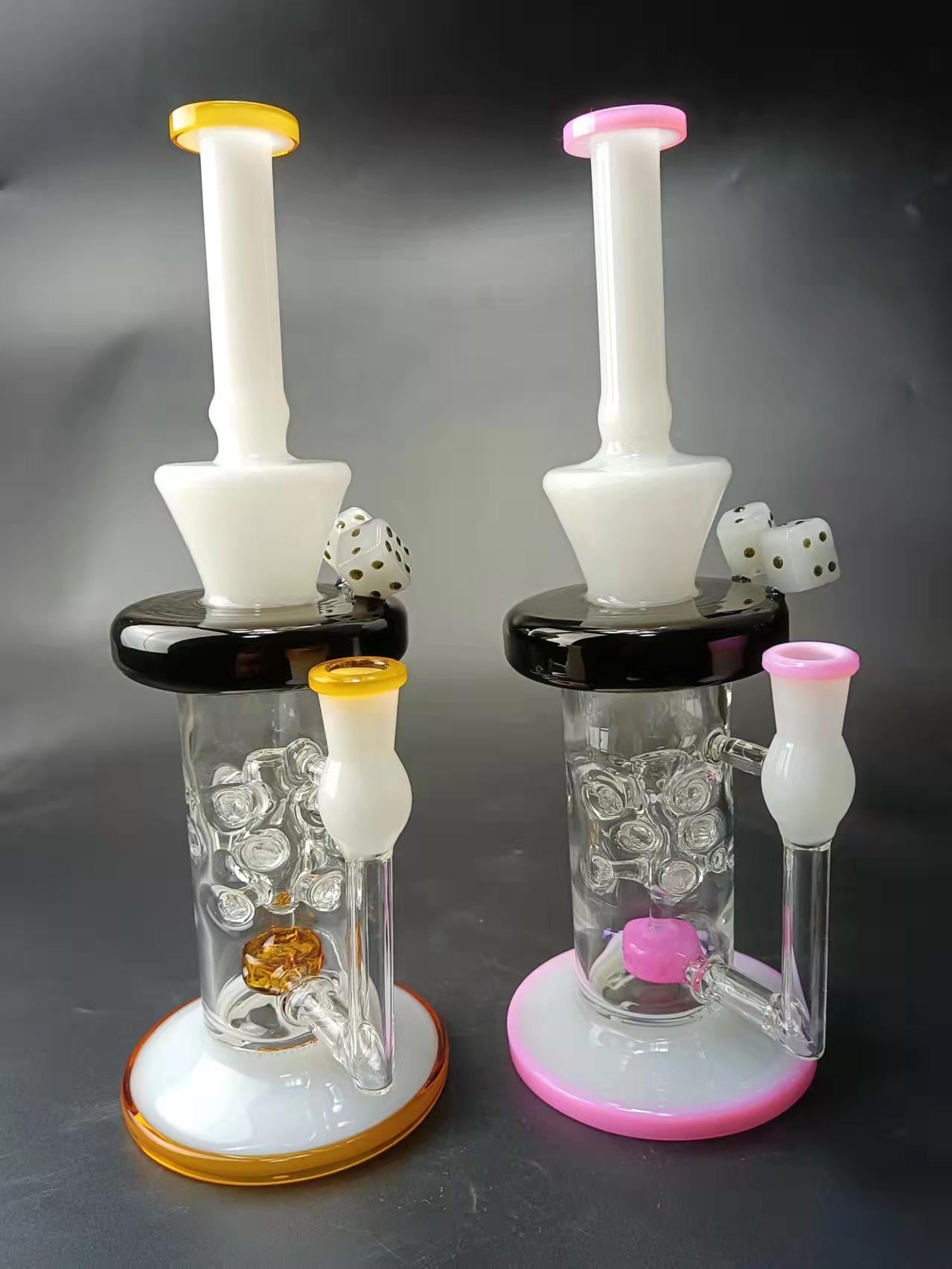 11 Casino Dice Glass Bong