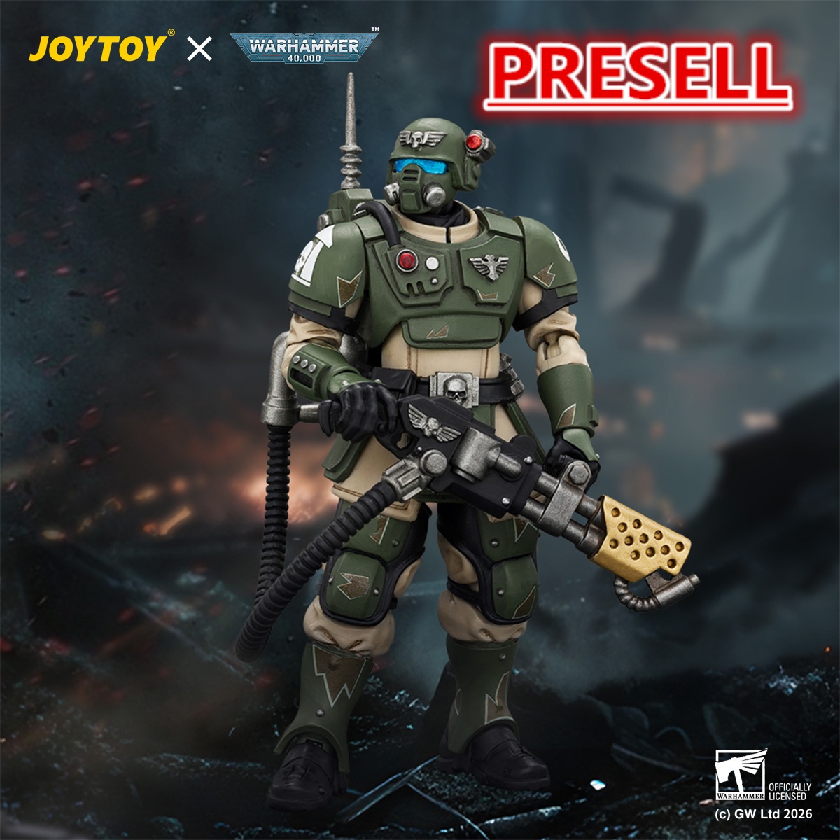 JOYTOY Warhammer 40,000 Astra Militarum Kasrkin - JOYTOY WORLD