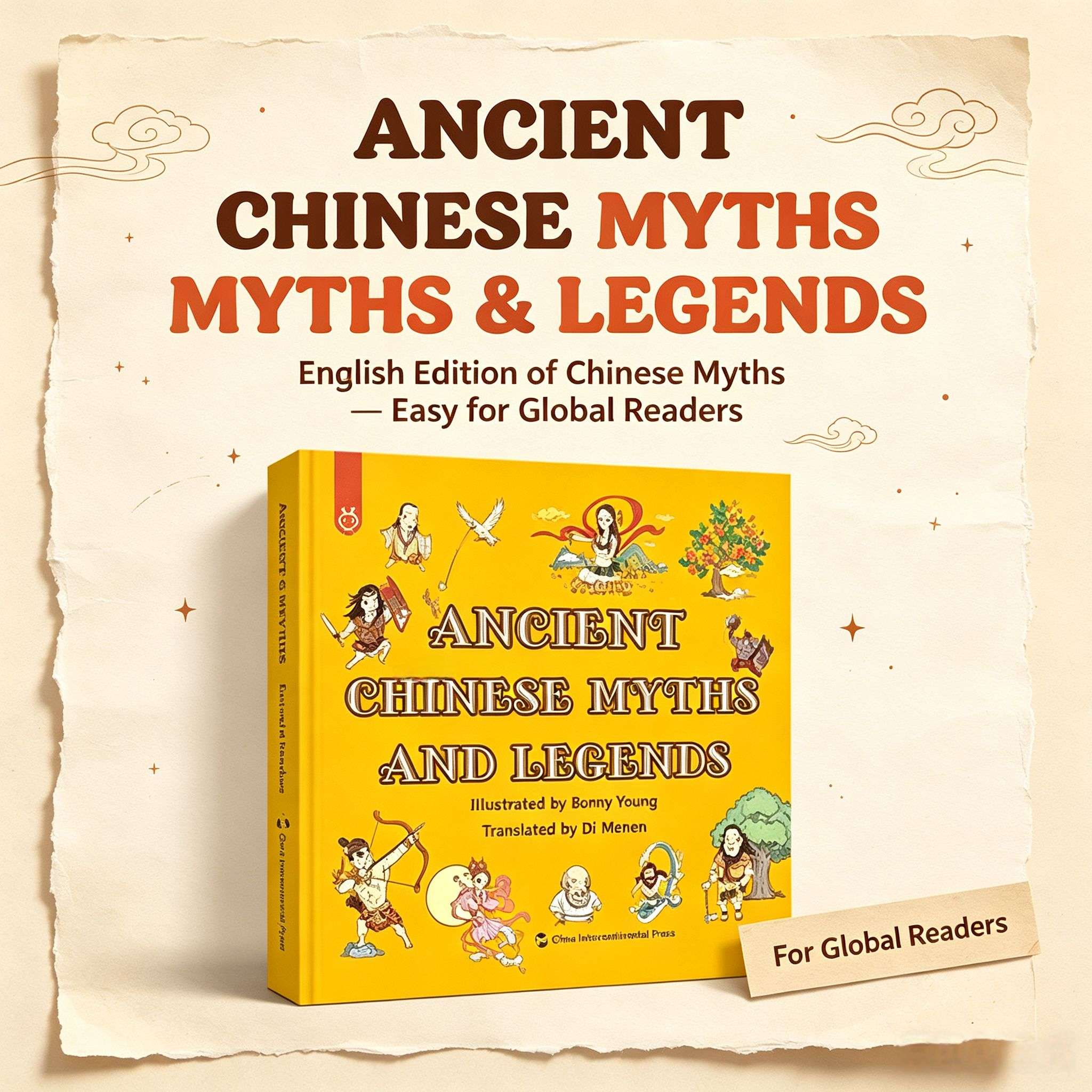 Chinese Ancient Myths and Legends (English Edition) – Illustrated Hardcover