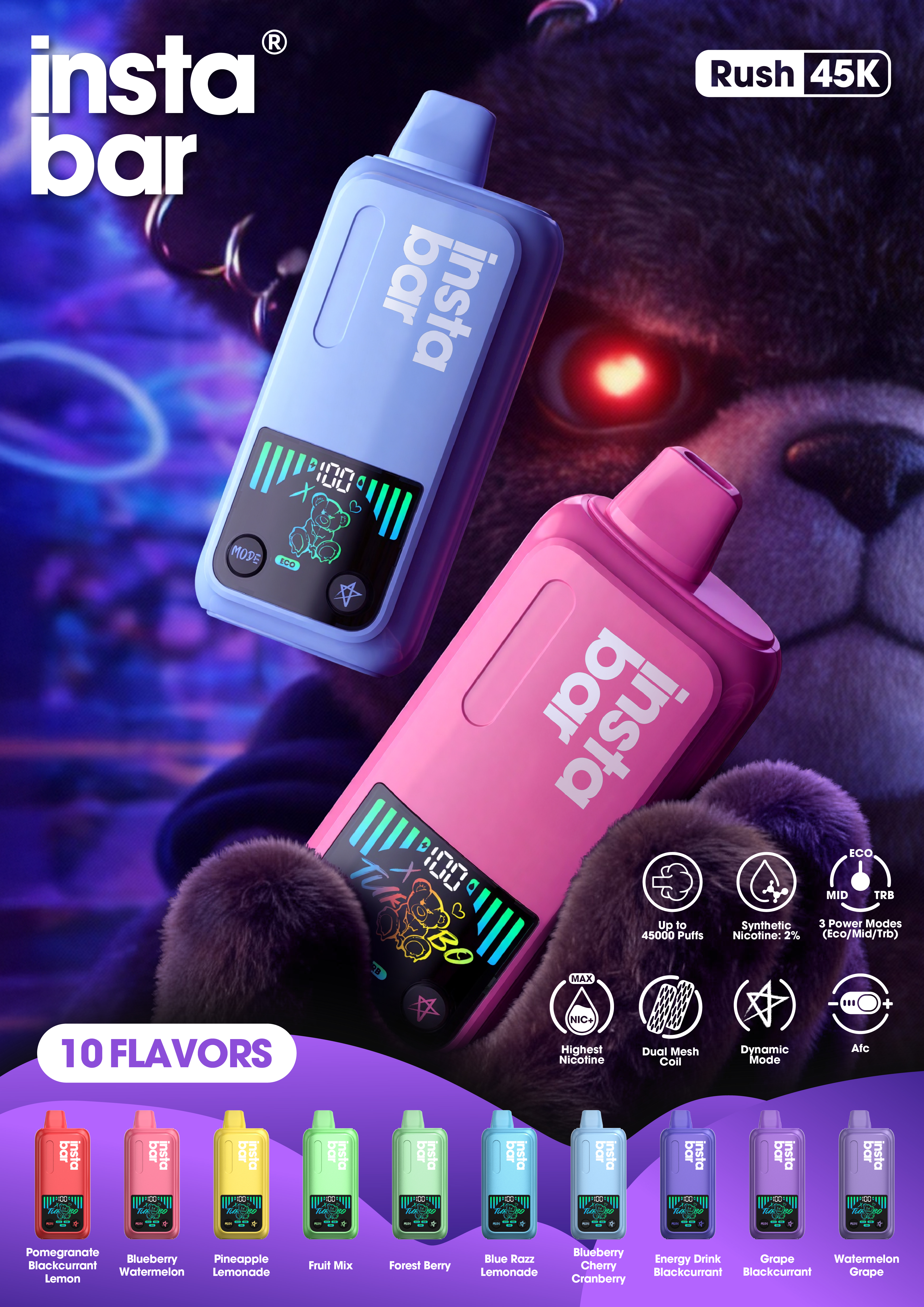 Instabar Rush 45K