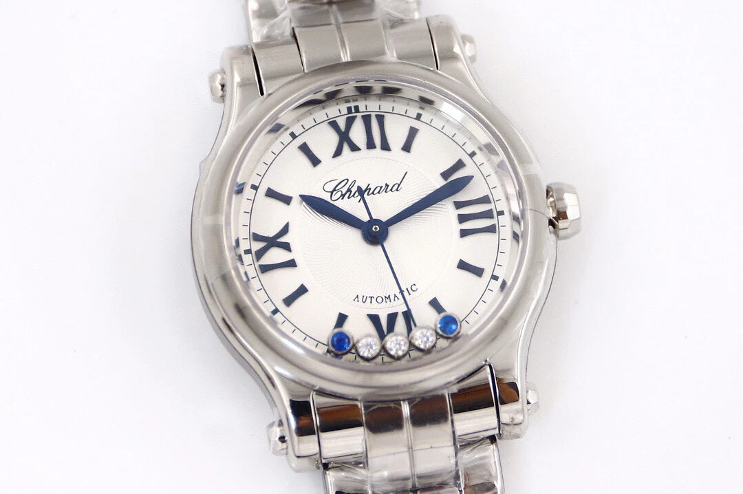 Chopard Watch Happy Sport 36mm Silver White Dial