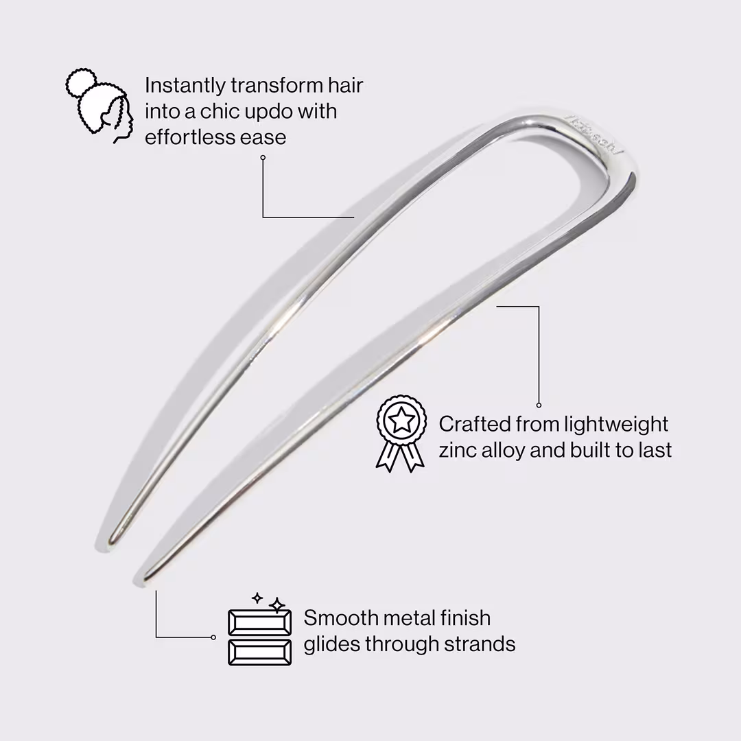 Kitsch  Metal French Hair Pin