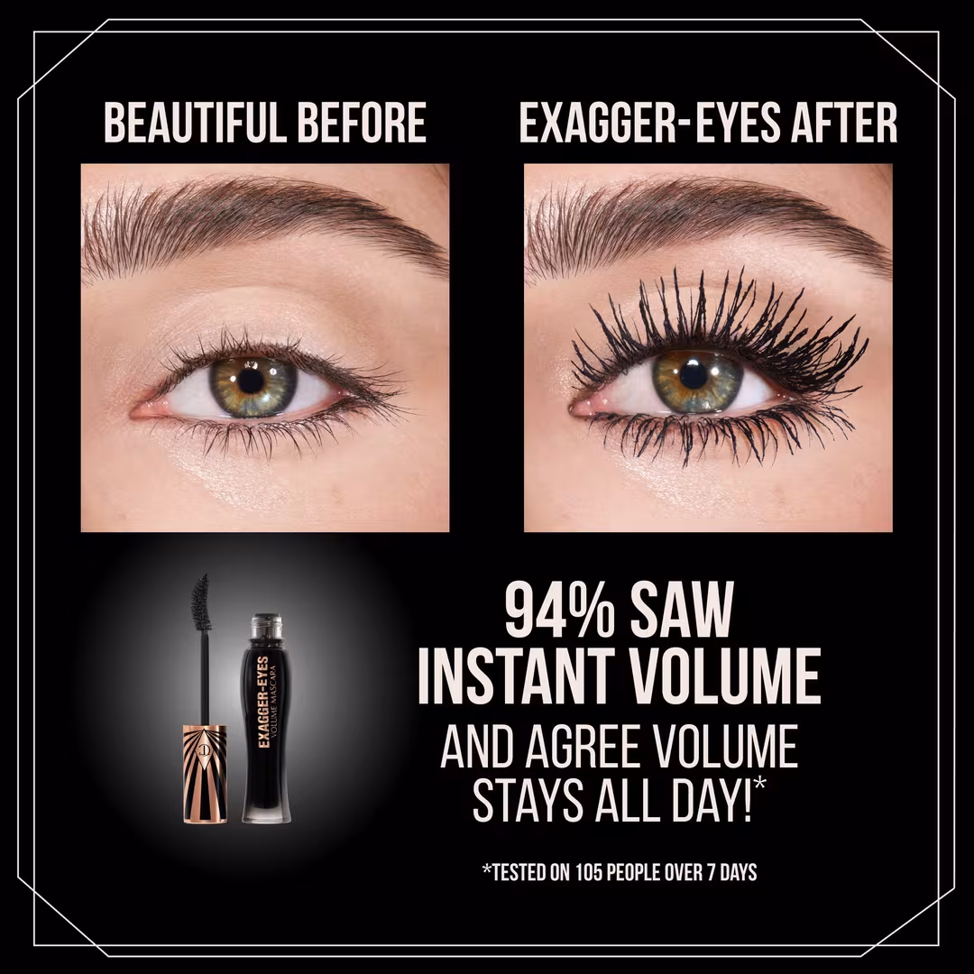 Charlotte Tilbury  Exagger-Eyes Volumizing and Curling Mascara