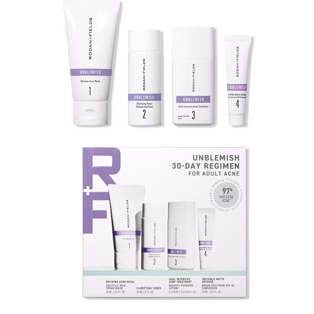 RODAN + FIELDS  Unblemish 30-Day Regimen for Adult Acne