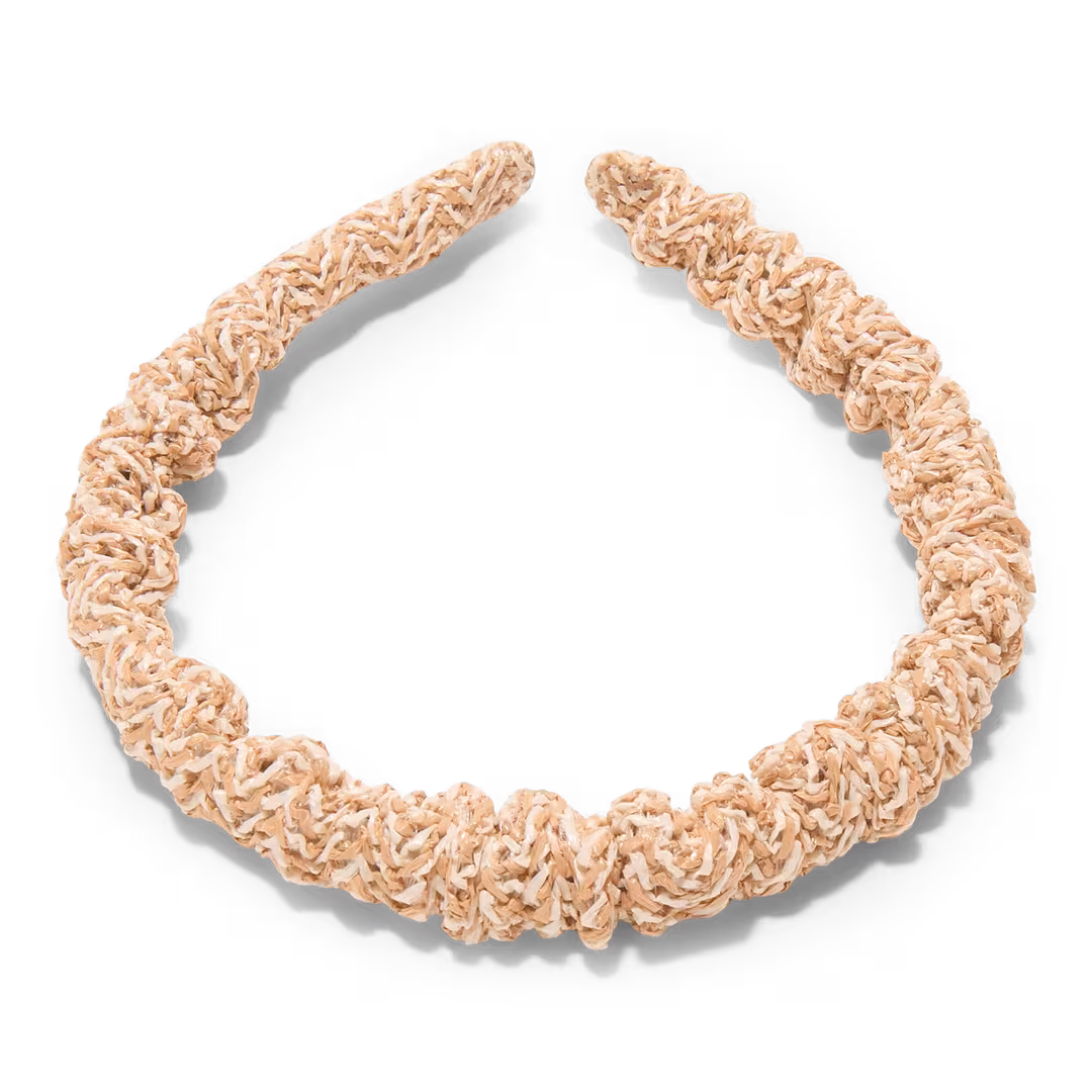 Lele Sadoughi  Natural Raffia Jessie Headband