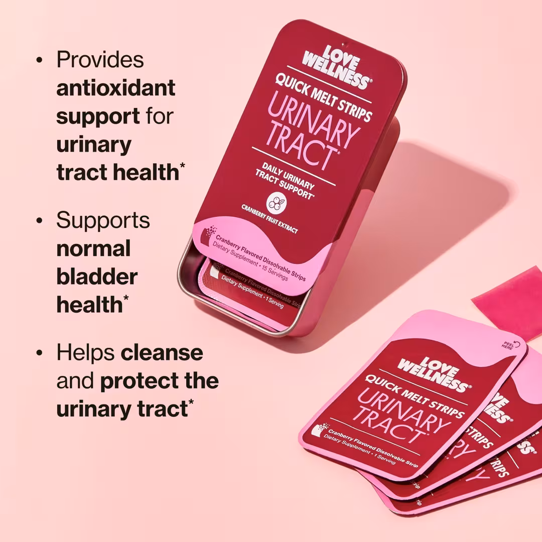 Love Wellness  URINARY TRACT Quick Melt Strips
