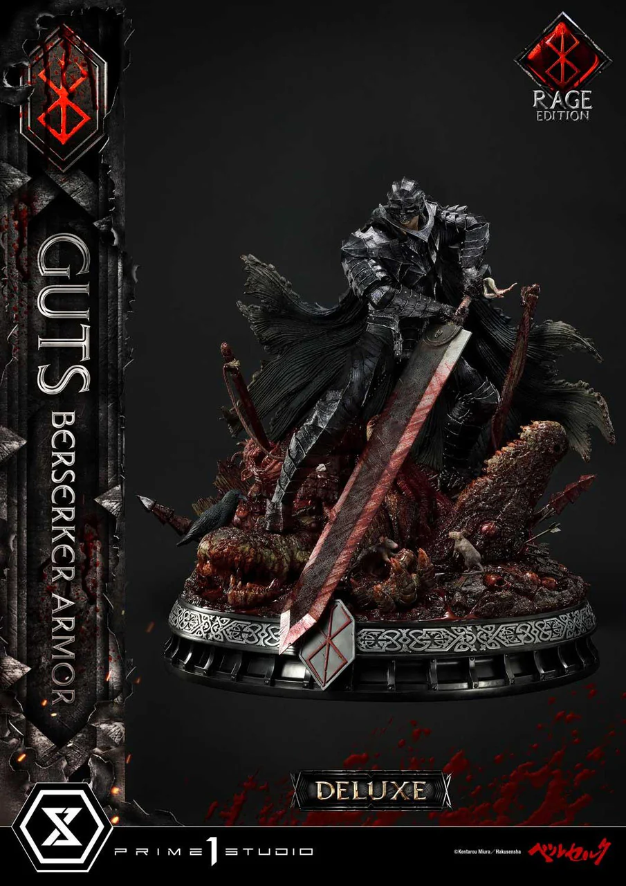 Berserk - Armor Guts Rage Edition DX | 1:4 Resin Statue | Prime 1 Studio