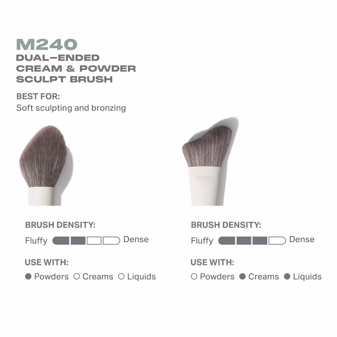 Morphe  M240 Dual-Ended Cream & Powder Sculpt Brush