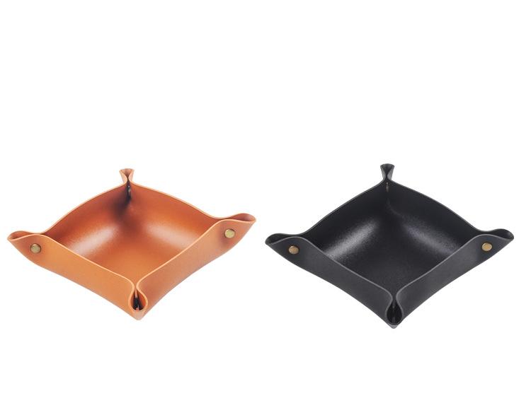 Foldable PU Leather Cut Tobacco Straw Rolling Tray
