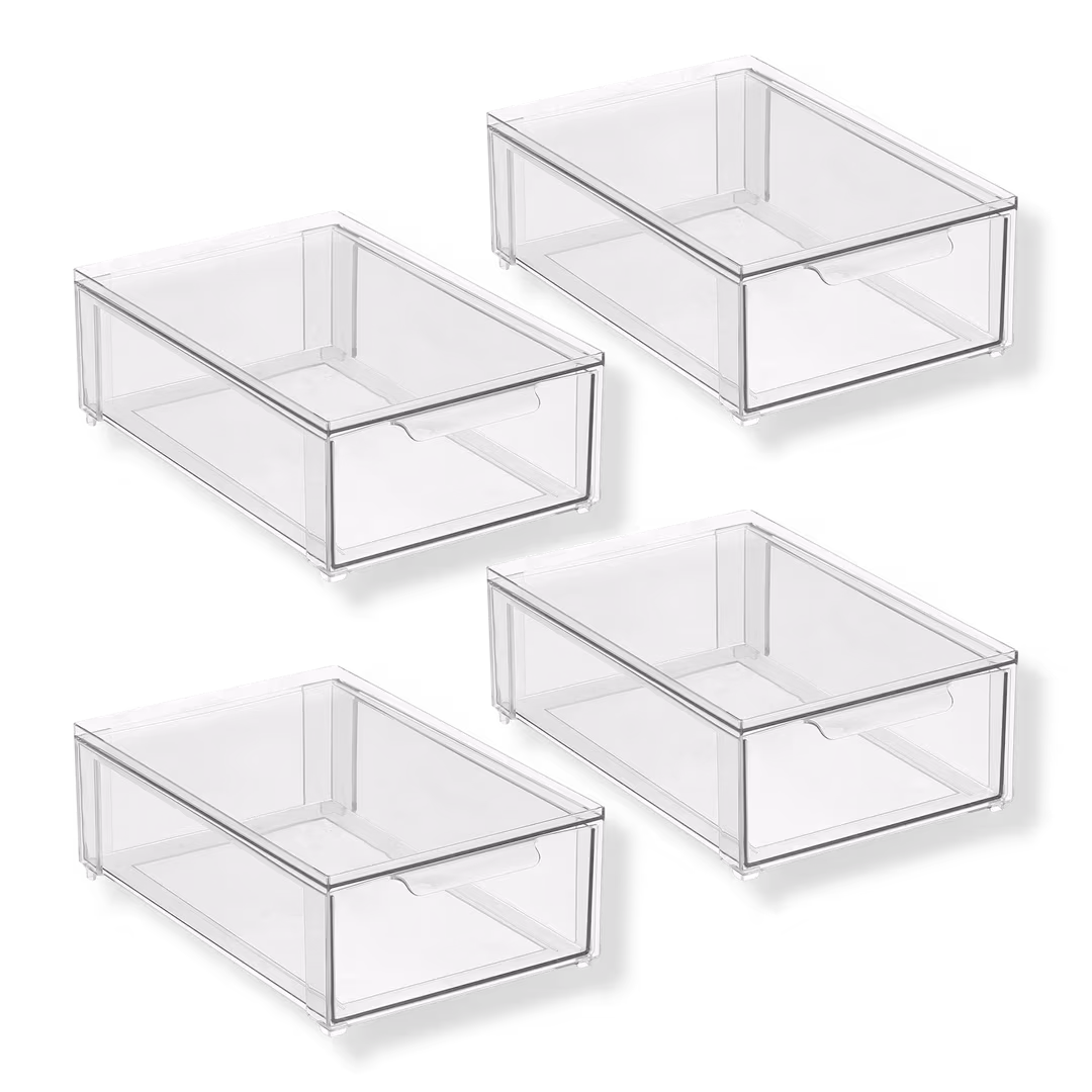 iDesign  2-Pack Stackable Storage Drawers