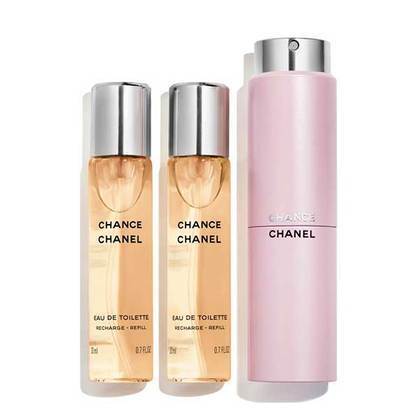 CHANEL CHANCE Eau de Toilette Twist and Spray 3X20ML