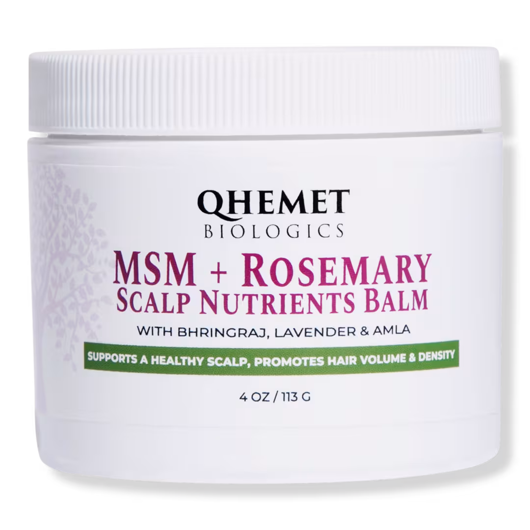 Qhemet Biologics  MSM + ROSEMARY Scalp Nutrients Balm