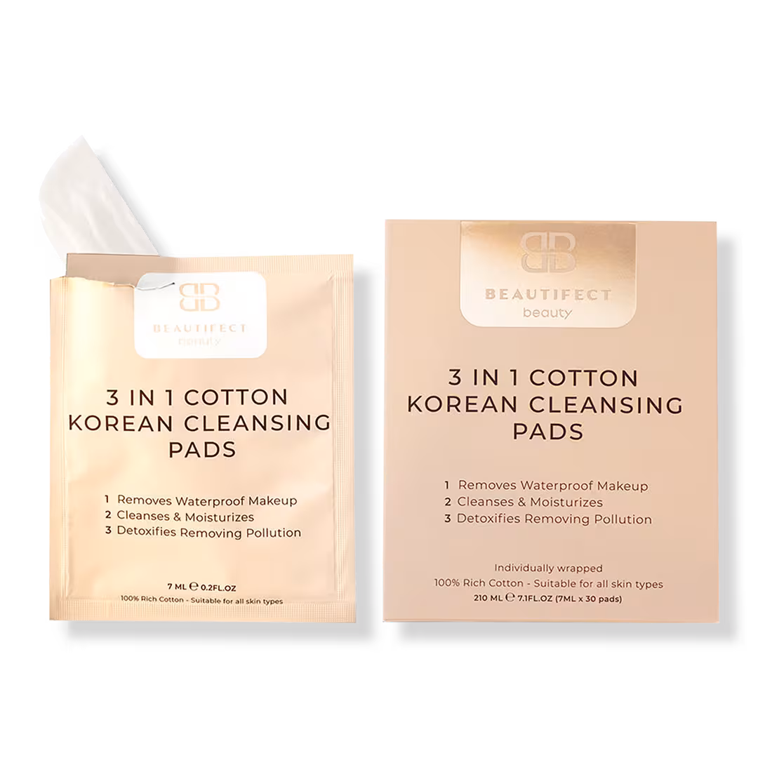 Beautifect  3-in-1 Cotton Korean Cleansing Pads