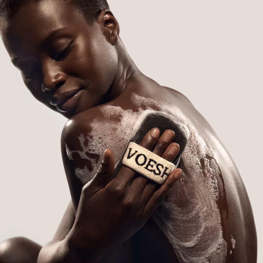 VOESH  Zero Waste Soap Saver & Exfoliating Body Sponge
