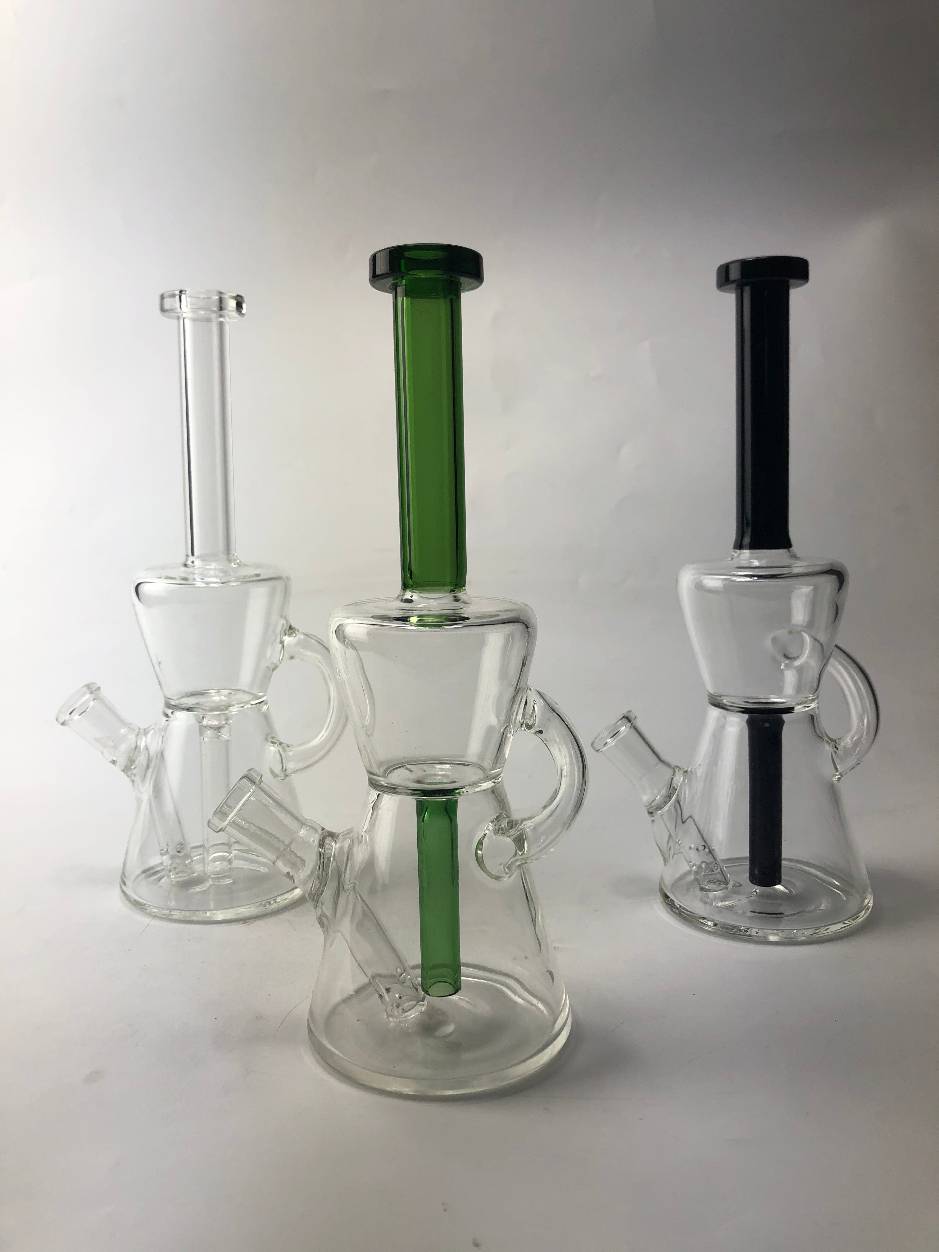 9 Glass Recycler Dab Rig
