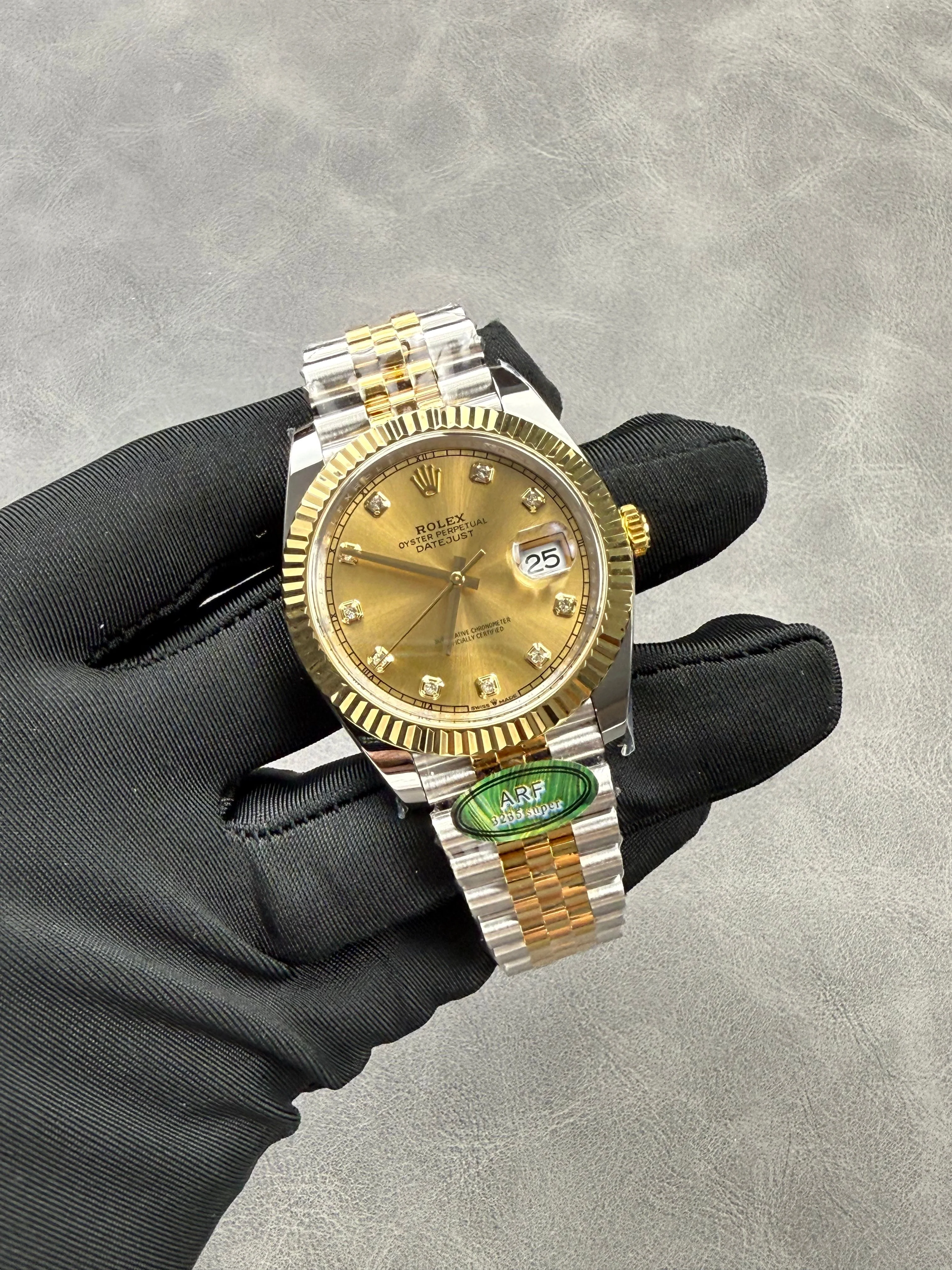 Rolex Watch Datejust 41mm Silver Gold