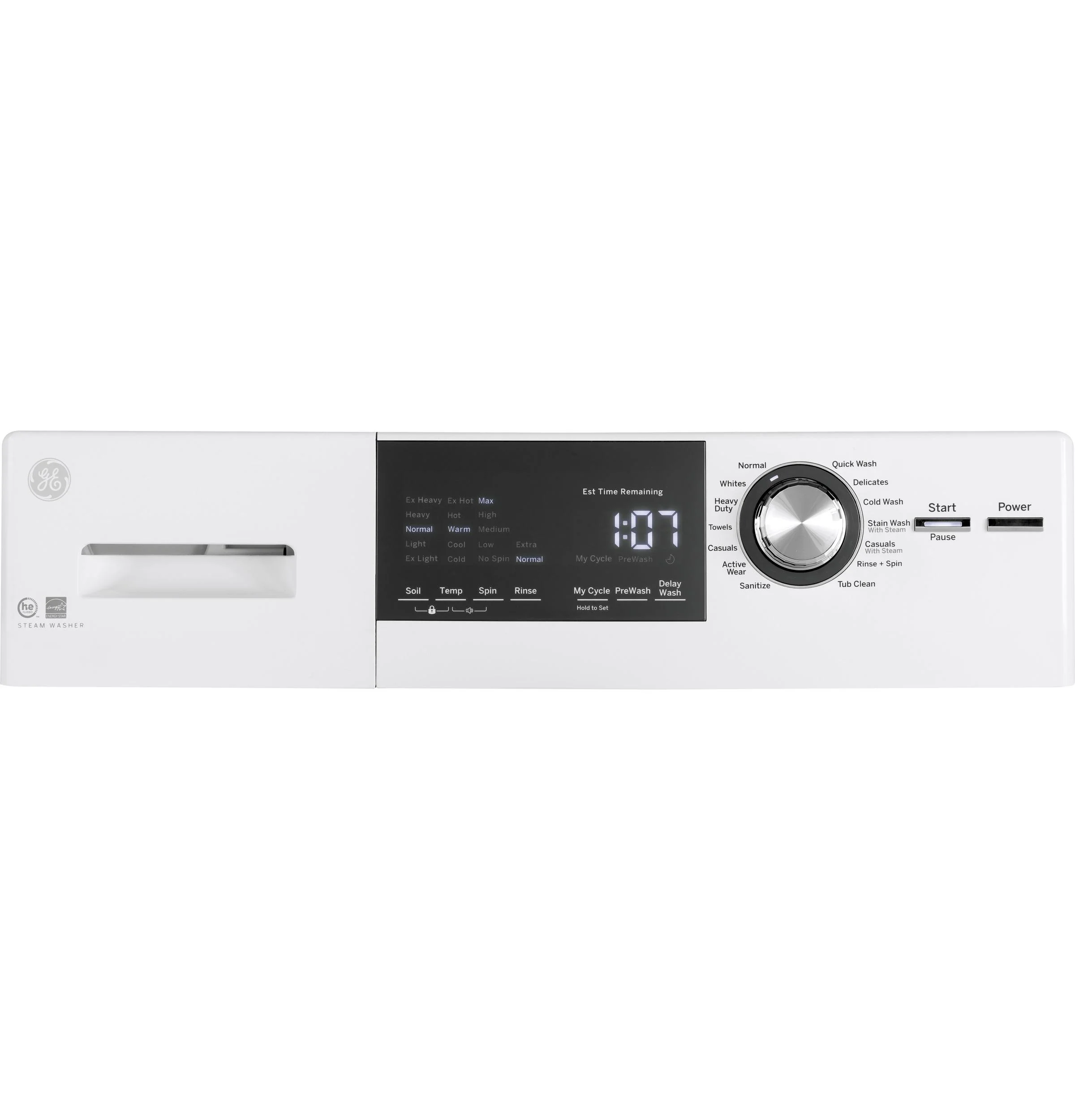 GE APPLIANCES GFW148SSMWW front load washer