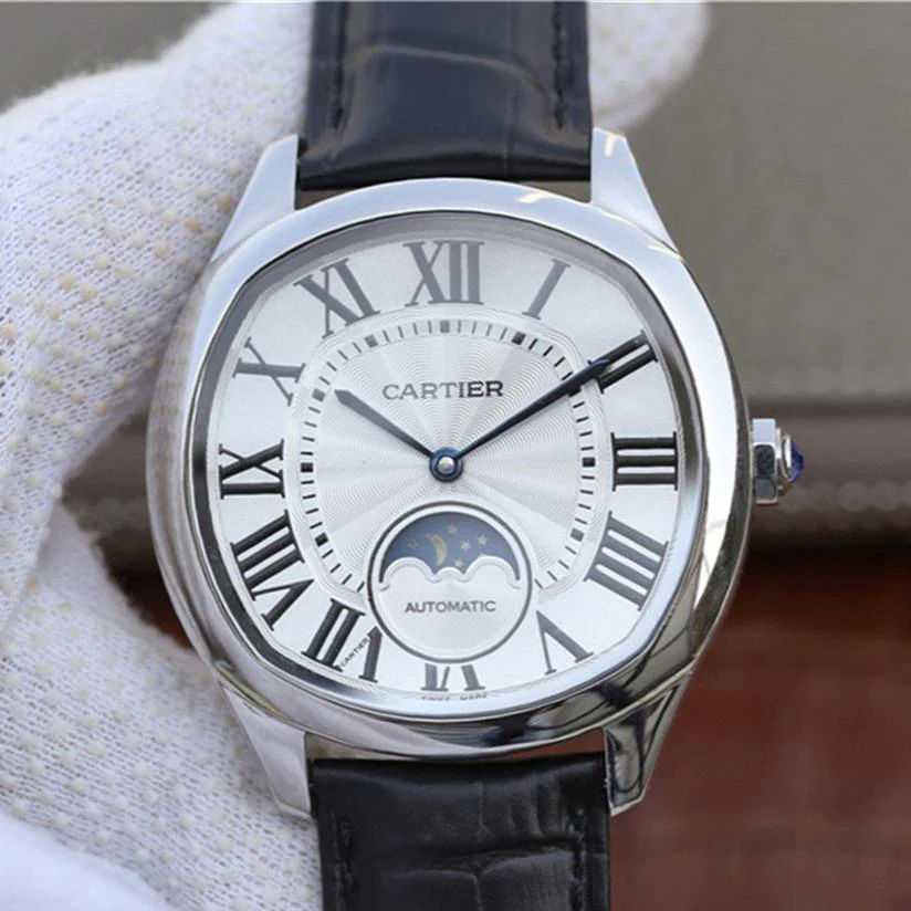 Cartier Watch DRIVE DE CARTIER Watch WHITE DIAL MOONPHASE