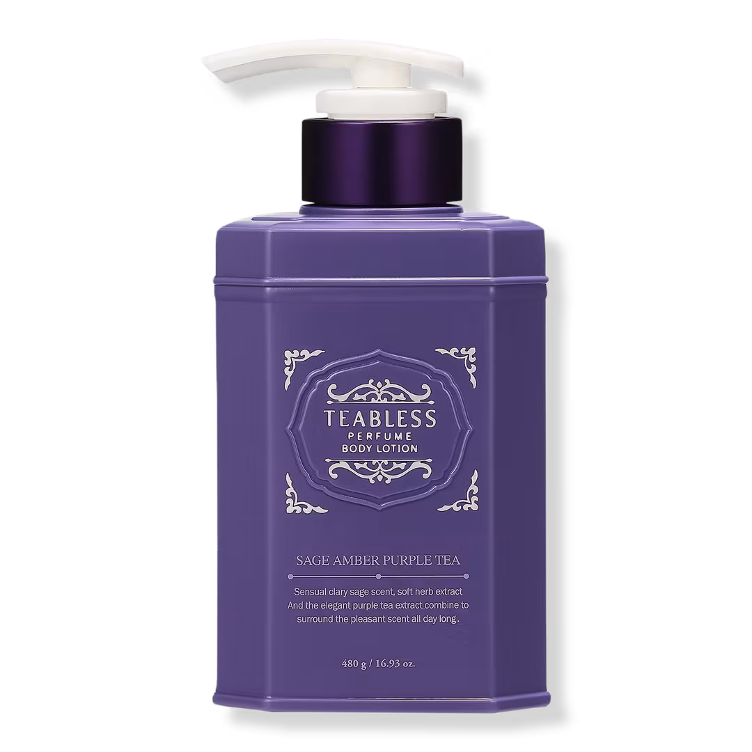 TEABLESS  Perfume Body Lotion Sage Amber Purple Tea