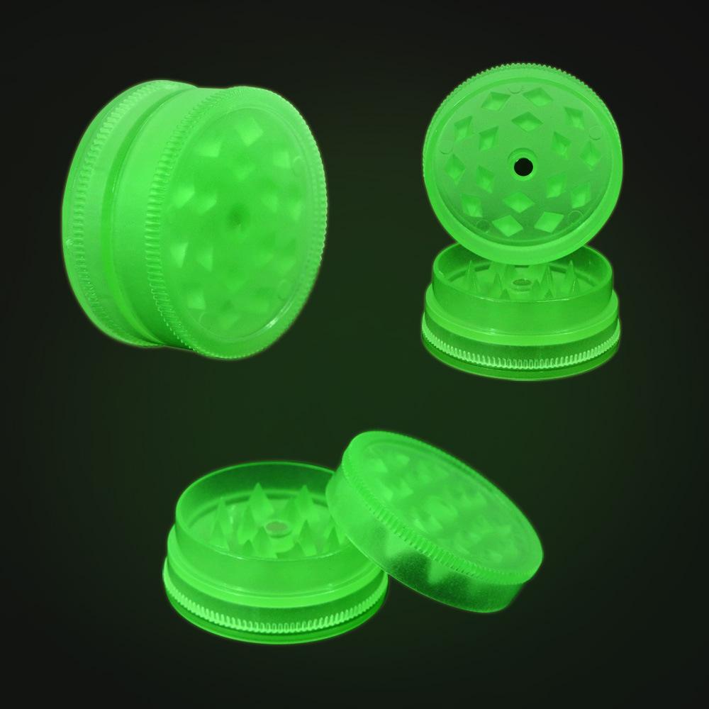 Luminous Plastic 2 Layer Herb Grinder