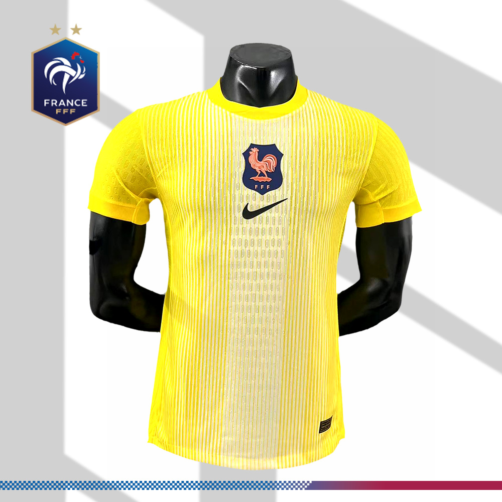 2025/2026 France Goalkeeper Football Shirt (Player Edition)