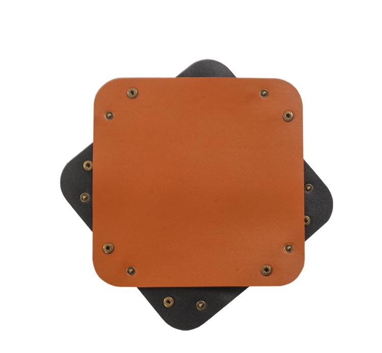 Foldable PU Leather Cut Tobacco Straw Rolling Tray