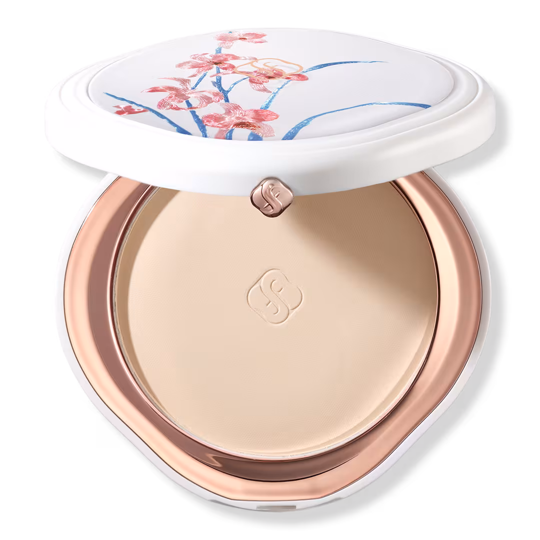Florasis  Florasis Yurong Airbrushed Tinted Pressed Powder Z25 Lotus (Ode to Embroidery)