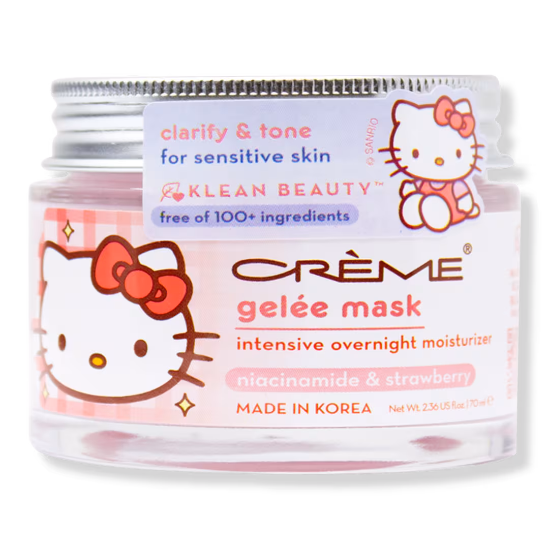 The Crème Shop  Sanrio Hello Kitty Klean Beauty Intensive Overnight Moisture Gelee Mask