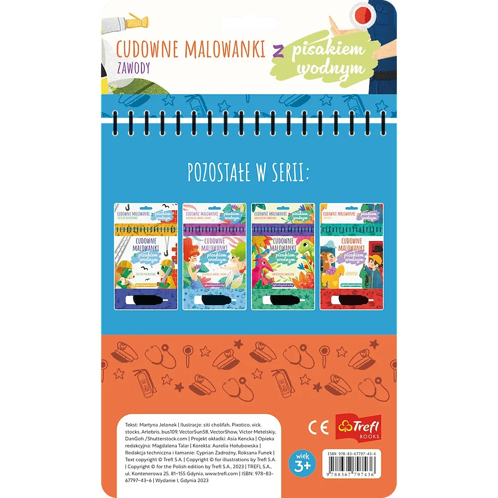 Książka Aktywizująca Zawody. Cudowne Malowanki Z Pisakiem Wodnym