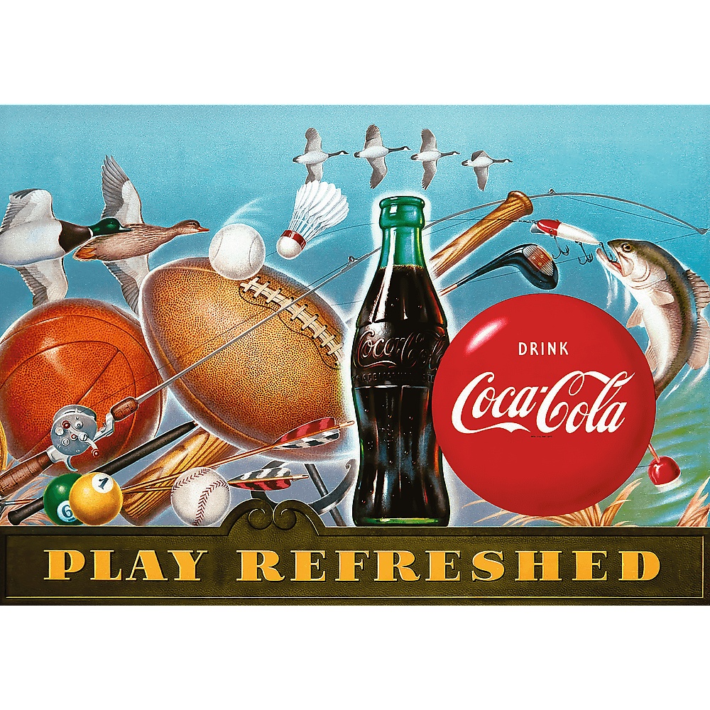 Puzzle Premium Plus Quality 1000 El. Coca-Cola: Chwila Orzeźwienia