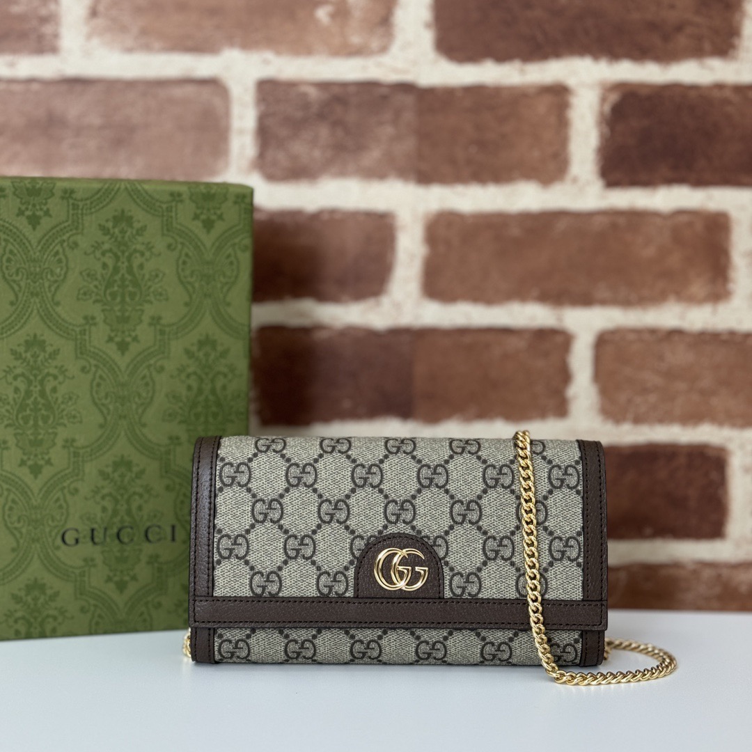 Gucci Double G Clutch Crossbody Bag
