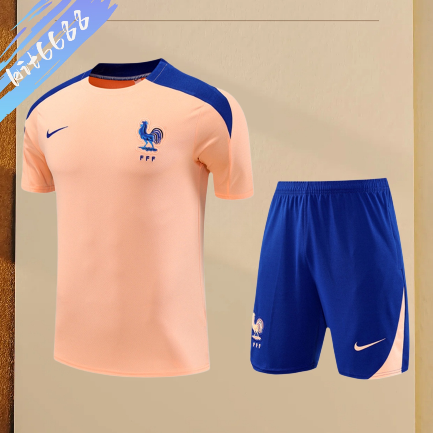 2025/2026 France Short Sleeve Training Kit (Kids Kit)