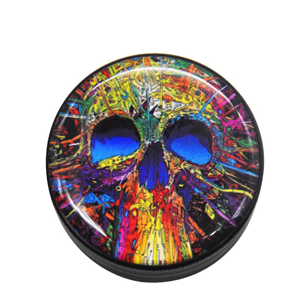 Ghost Aluminum Alloy Herb Grinder 4 Layer