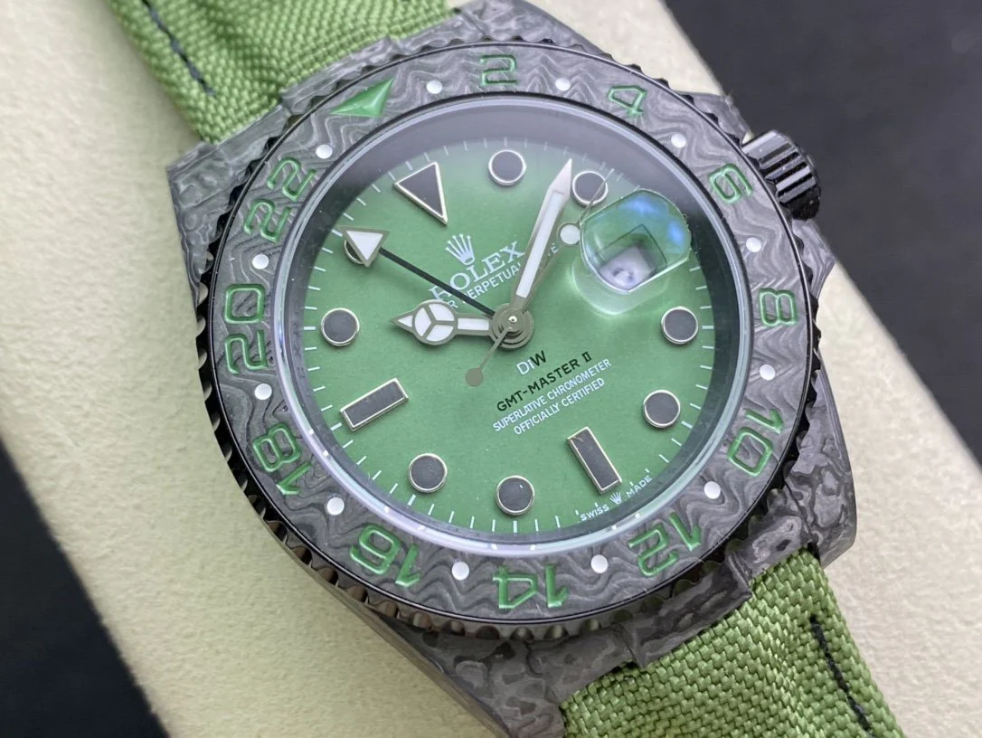 Rolex Watch GMT - MASTER II CARBON CASE KHAKI DIAL Watch