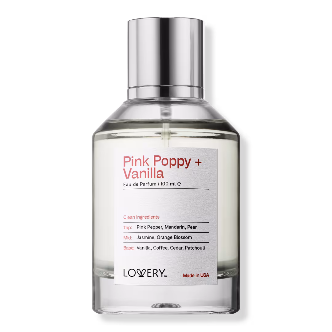 Lovery  Pink Poppy and Vanilla Eau de Parfum Spray