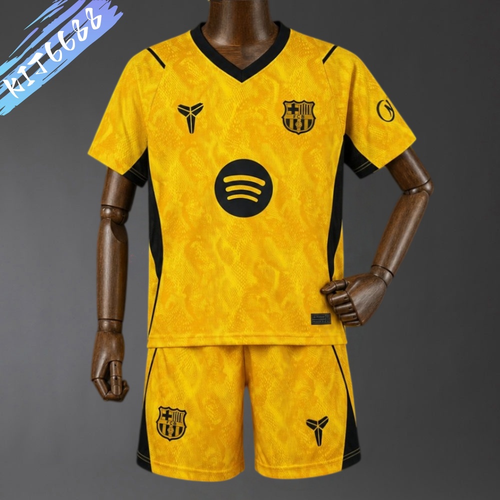 2026/2027 Barcelona Goalkeeper Football Shirt (Kids Kit socks)