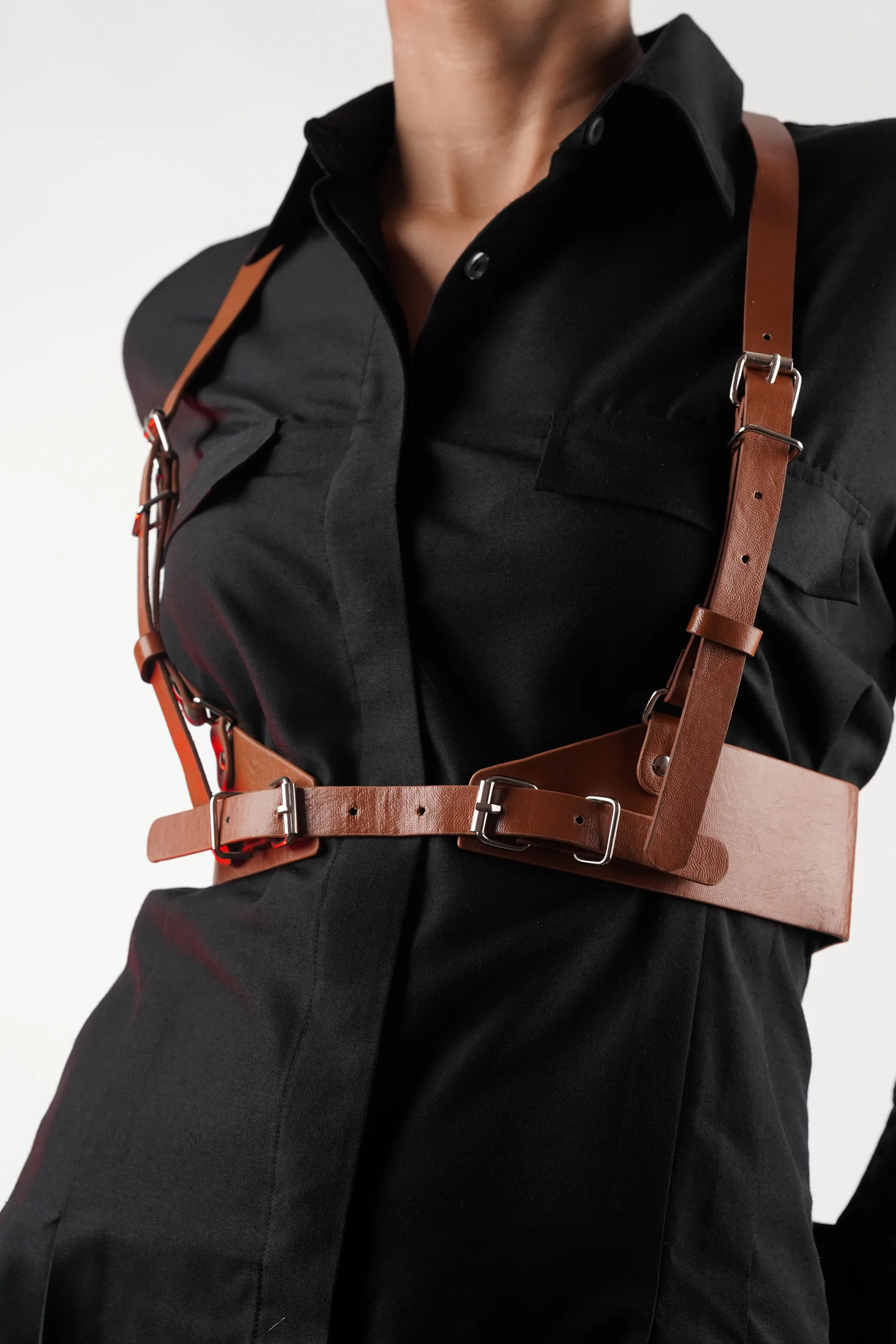 Harness Double Buckle Belt