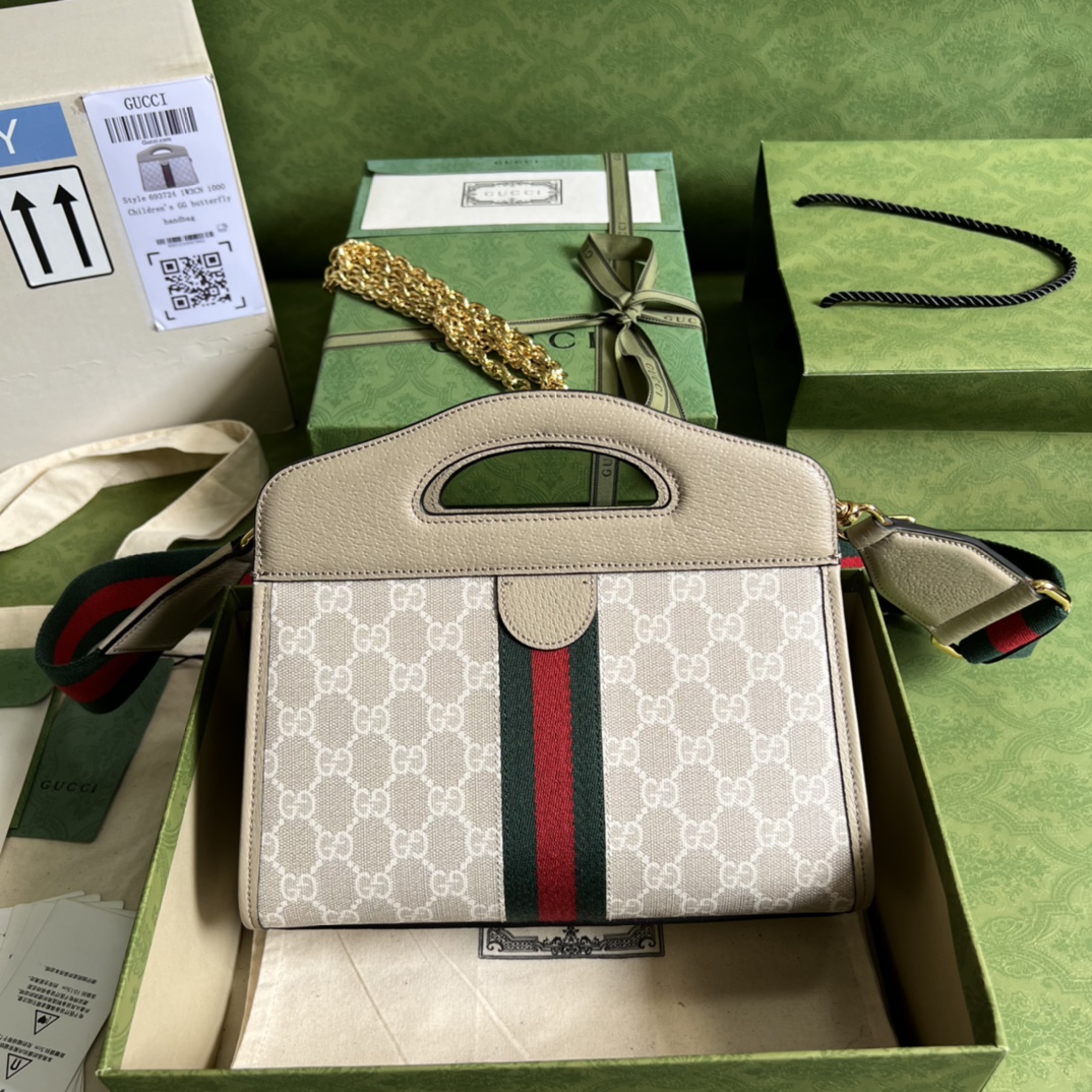 Gucci Ophidia small tote with Web 693724