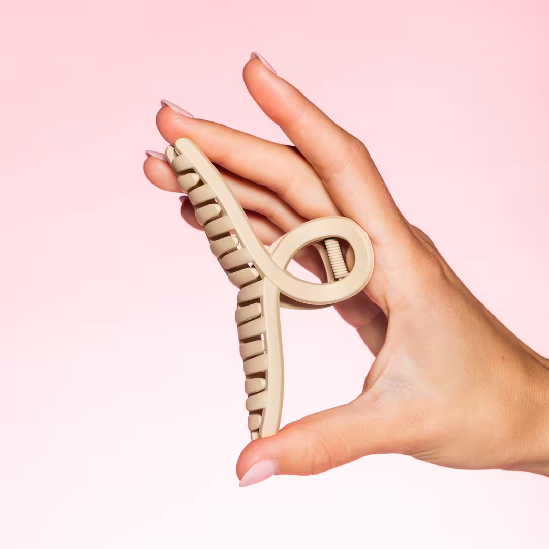 GIMME beauty  Fine Hair - Black & Tan Claw Clips