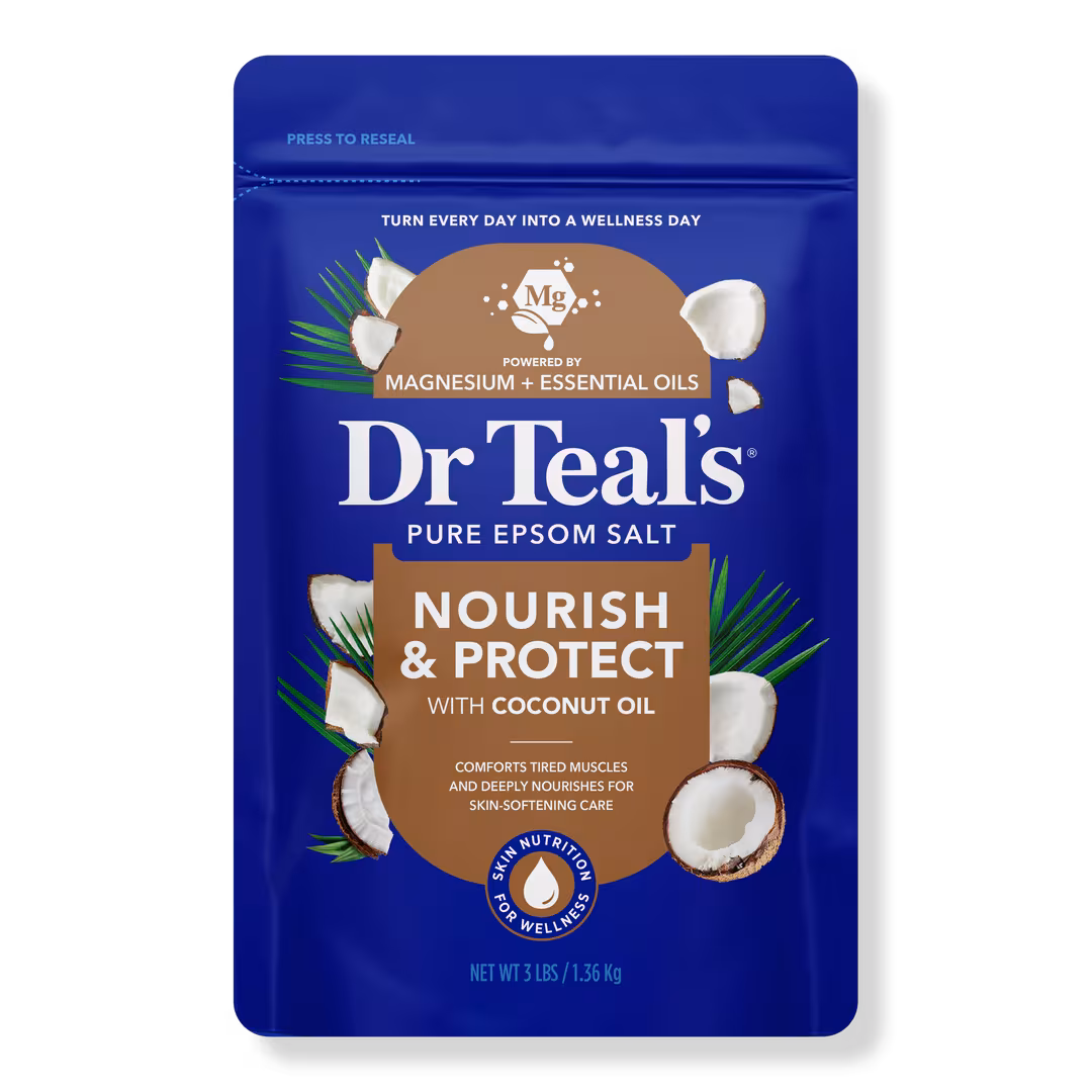 Dr Teal's  Pure Epsom Salt Soaking Solution with Coconut Oil