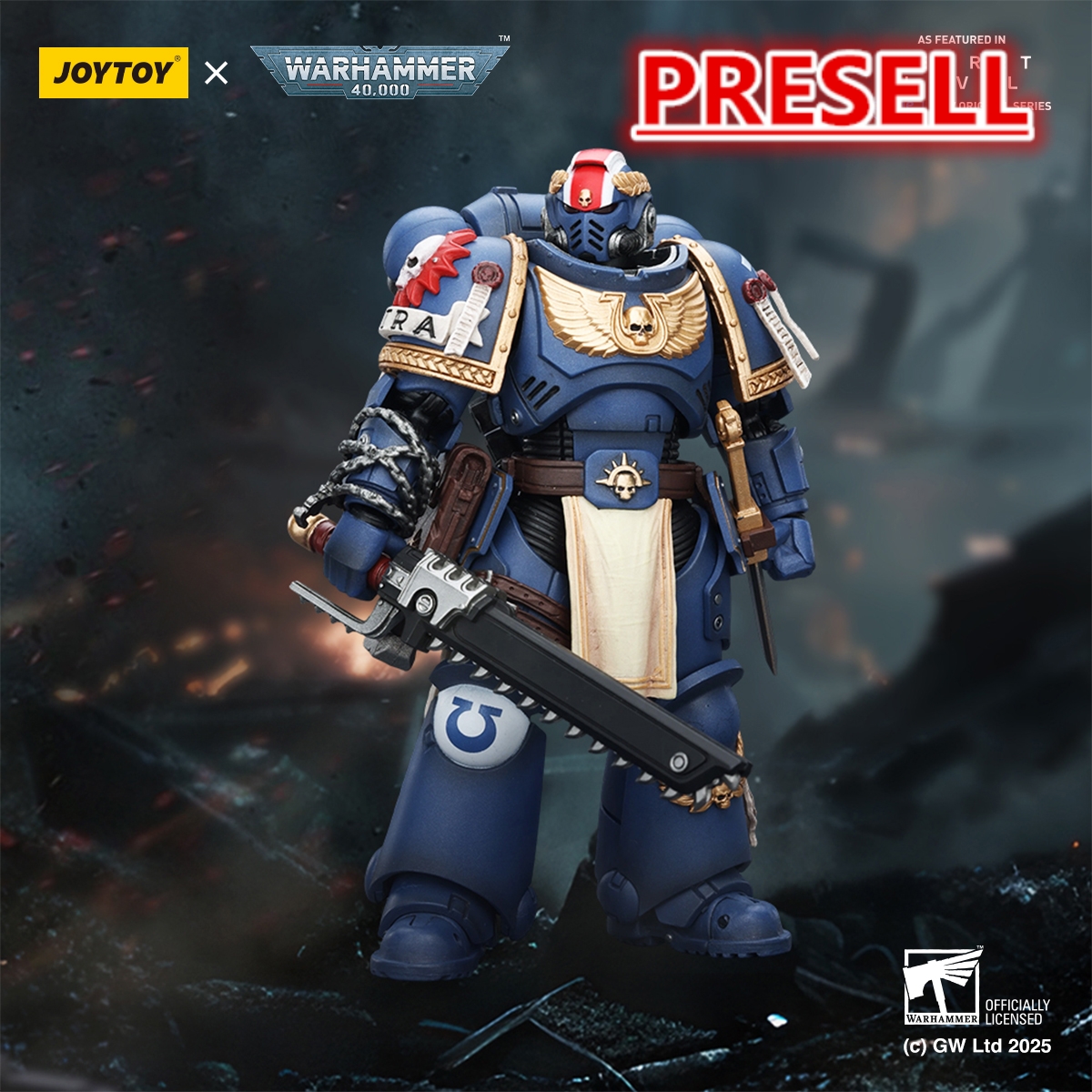 JOYTOY Warhammer 40k Secret Level And They Shall Know No Fear Ultramarines - JOYTOY WORLD