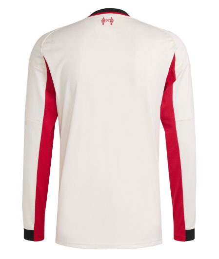 2025/2026 Liverpool Away Long Sleeve Football Jersey (Fans)