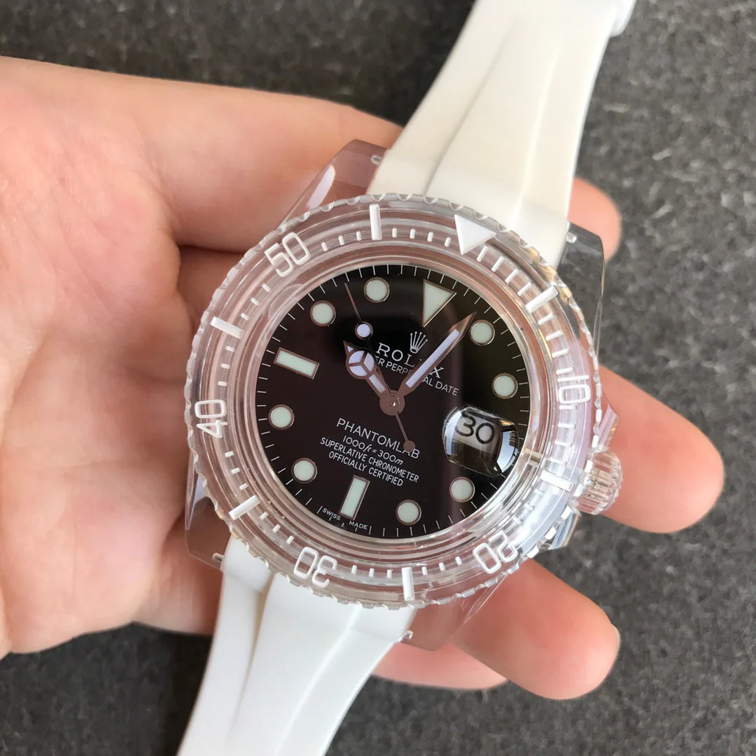 Rolex Watch SUBMARINER DATE 40 CUSTOM SAPPHIRE BLACK DIAL Watch